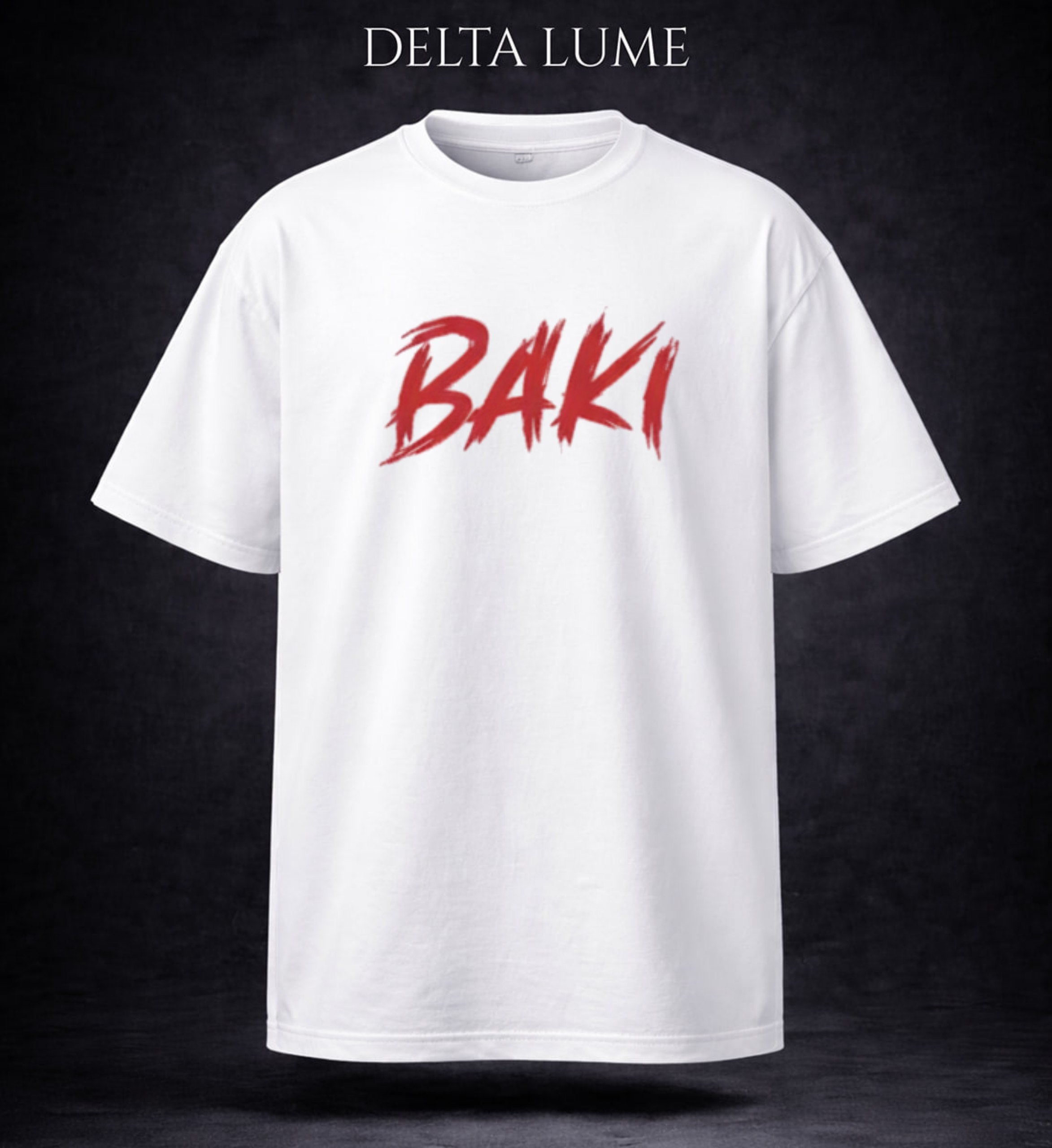 Forged Baki Oversized Unisex Graphic T-Shirt – Anime Warrior Back Print Gym Streetwear Tee