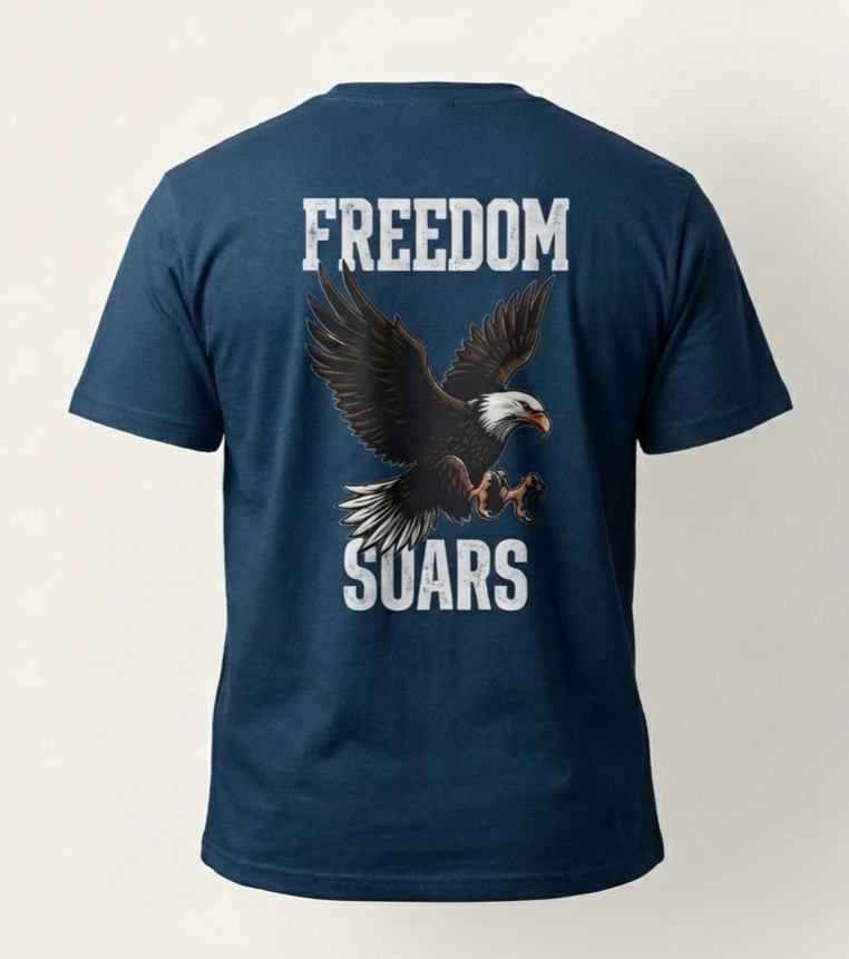 Strength & Freedom – Eagle Regular Fit T-Shirt