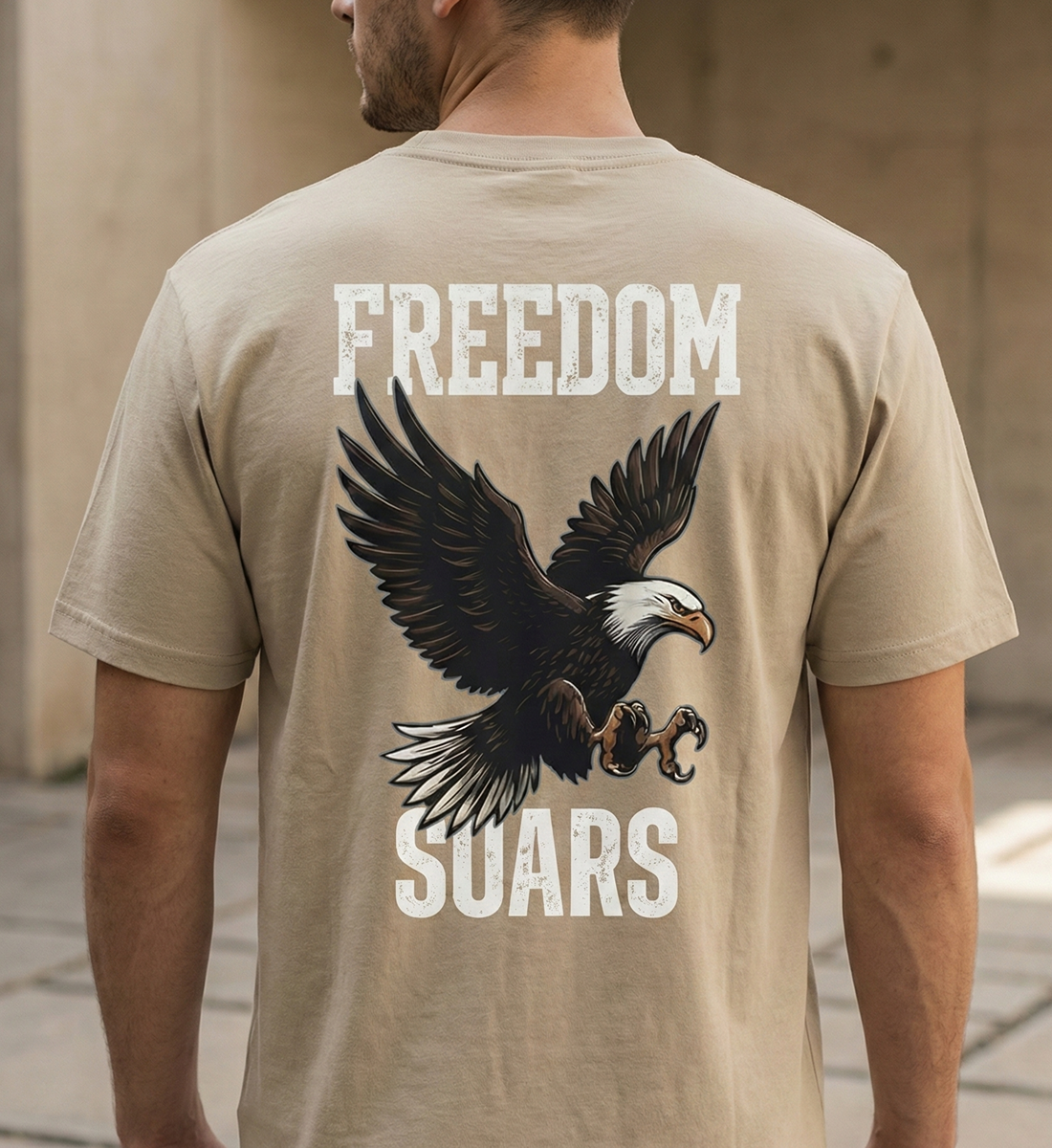 Strength & Freedom – Eagle Regular Fit T-Shirt