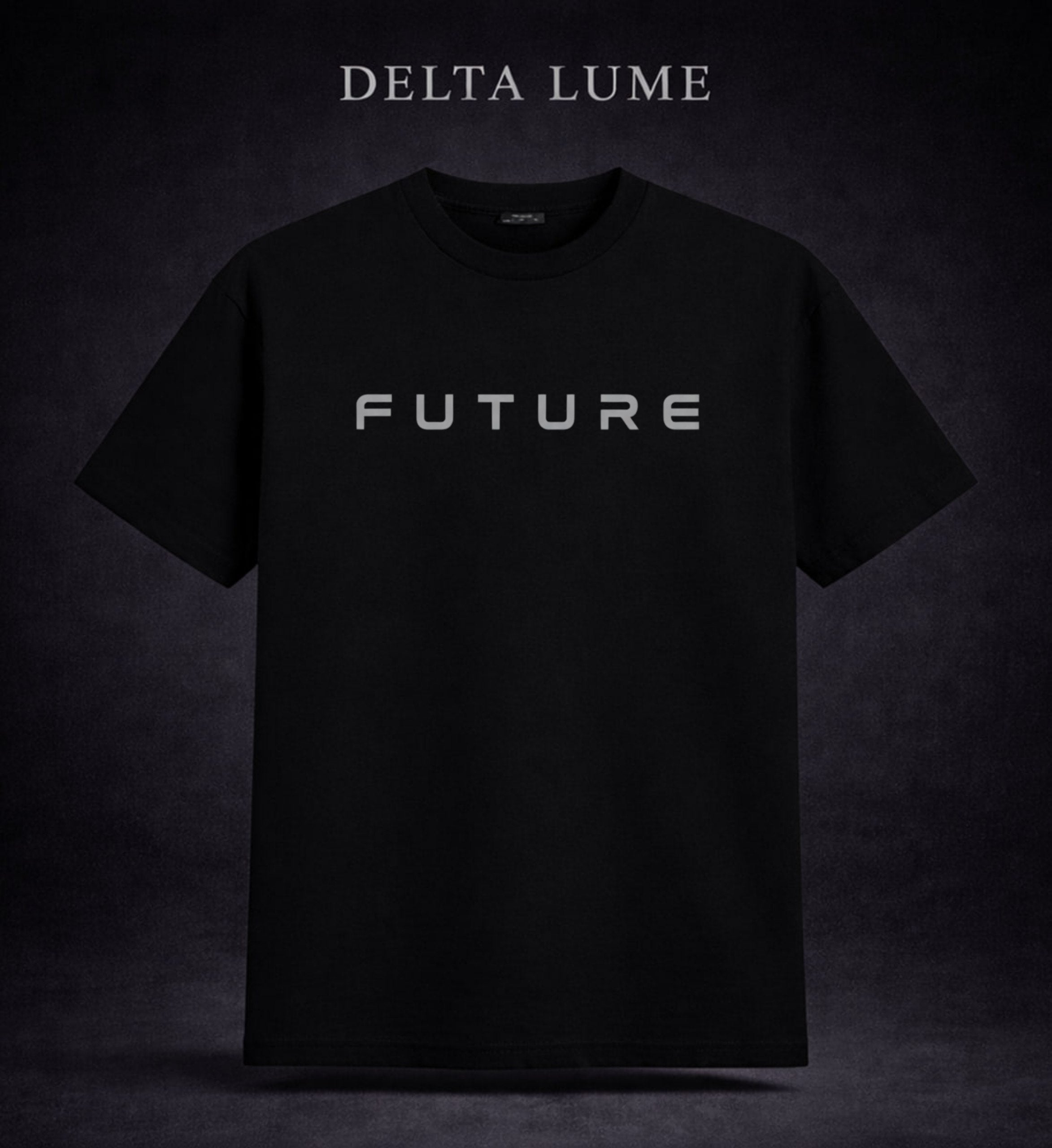 Future Regular Fit Men's Minimal Graphic T-Shirt – Modern Typography Cotton Tee