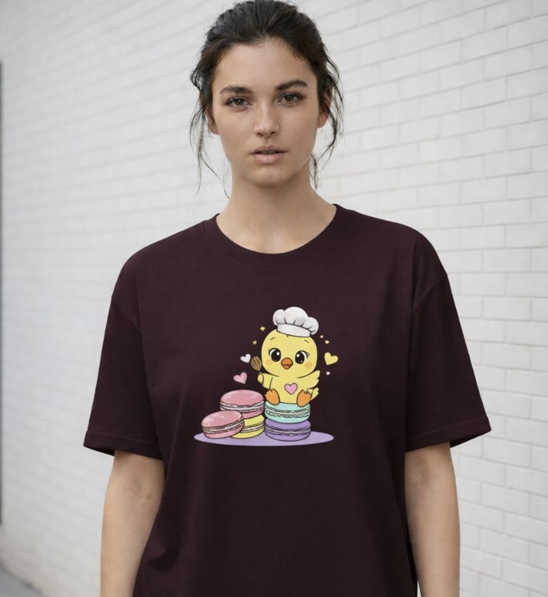 Chick Graphic T-Shirt | Premium Cotton Oversized ( Unisex ) T-Shirt
