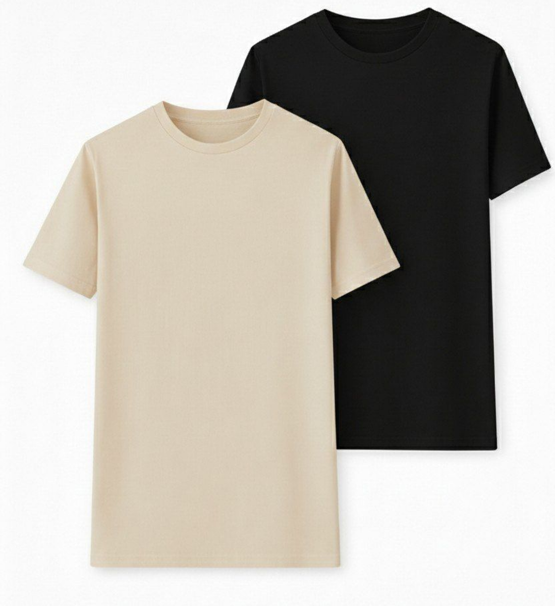 Boys Regular Fit Solid T-Shirt Combo Pack of 2 | Premium Cotton | Everyday Wear