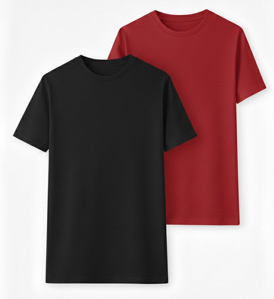 Boys Regular Fit Solid T-Shirt Combo Pack of 2 | Premium Cotton | Everyday Wear