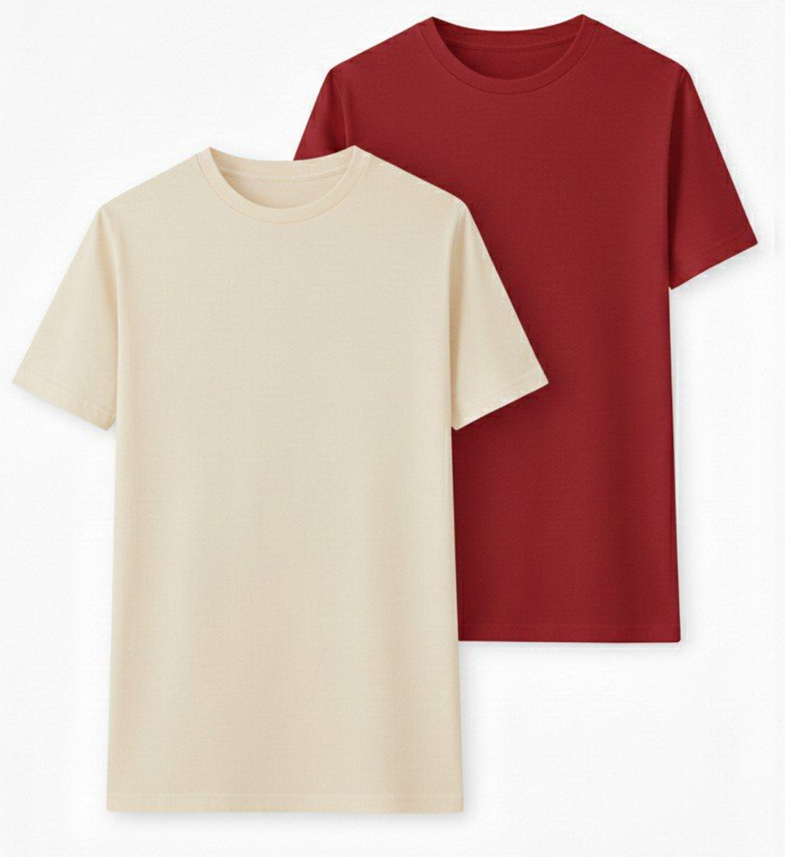 Boys Regular Fit Solid T-Shirt Combo Pack of 2 | Premium Cotton | Everyday Wear