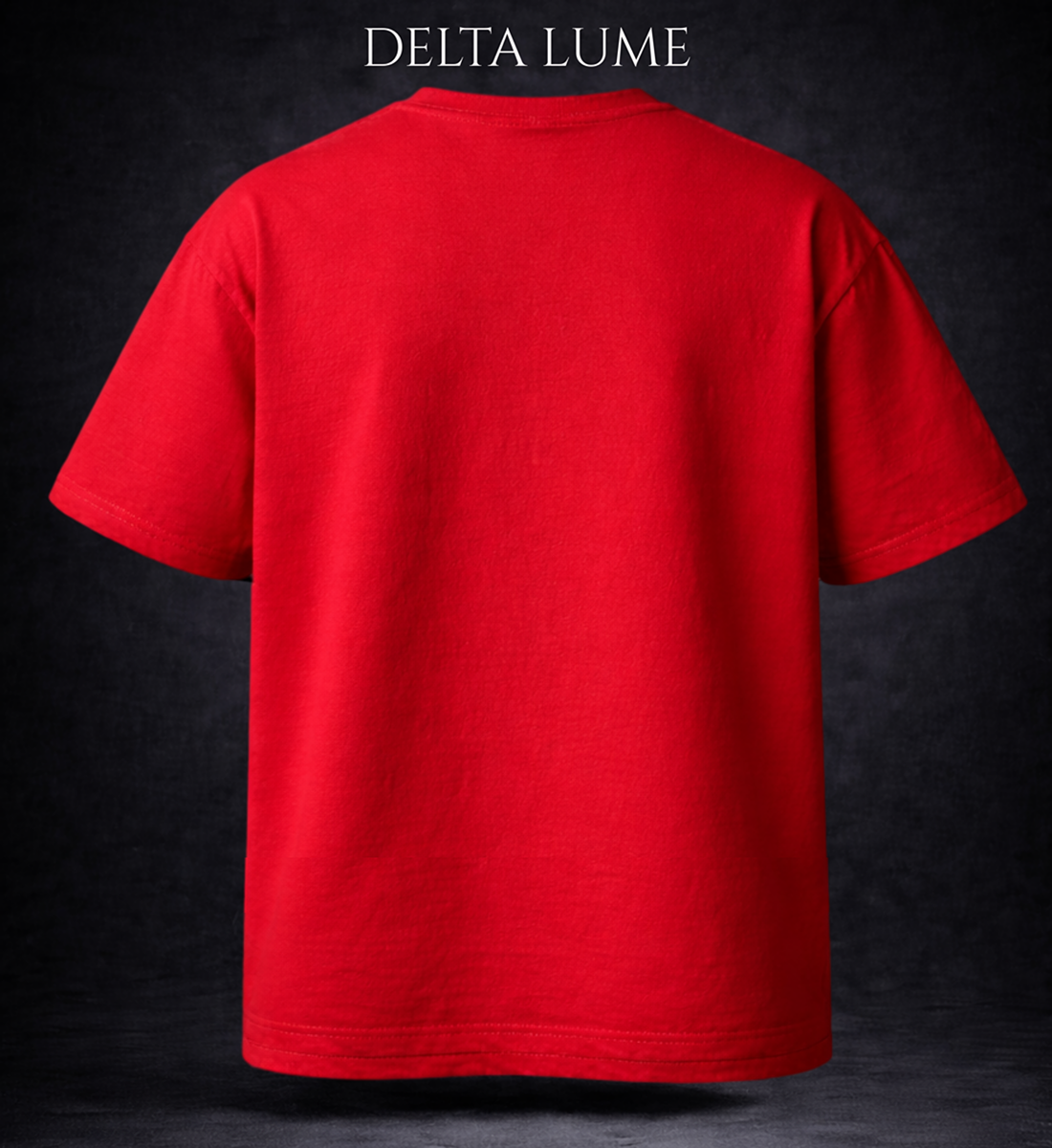 Classic Red Plain Oversized T-Shirt | 100% Premium Cotton