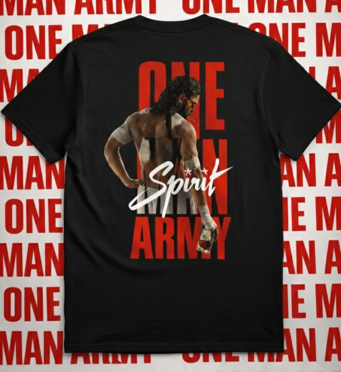 Spirit – One Man Army Regular Black | Premium Cotton Streetwear