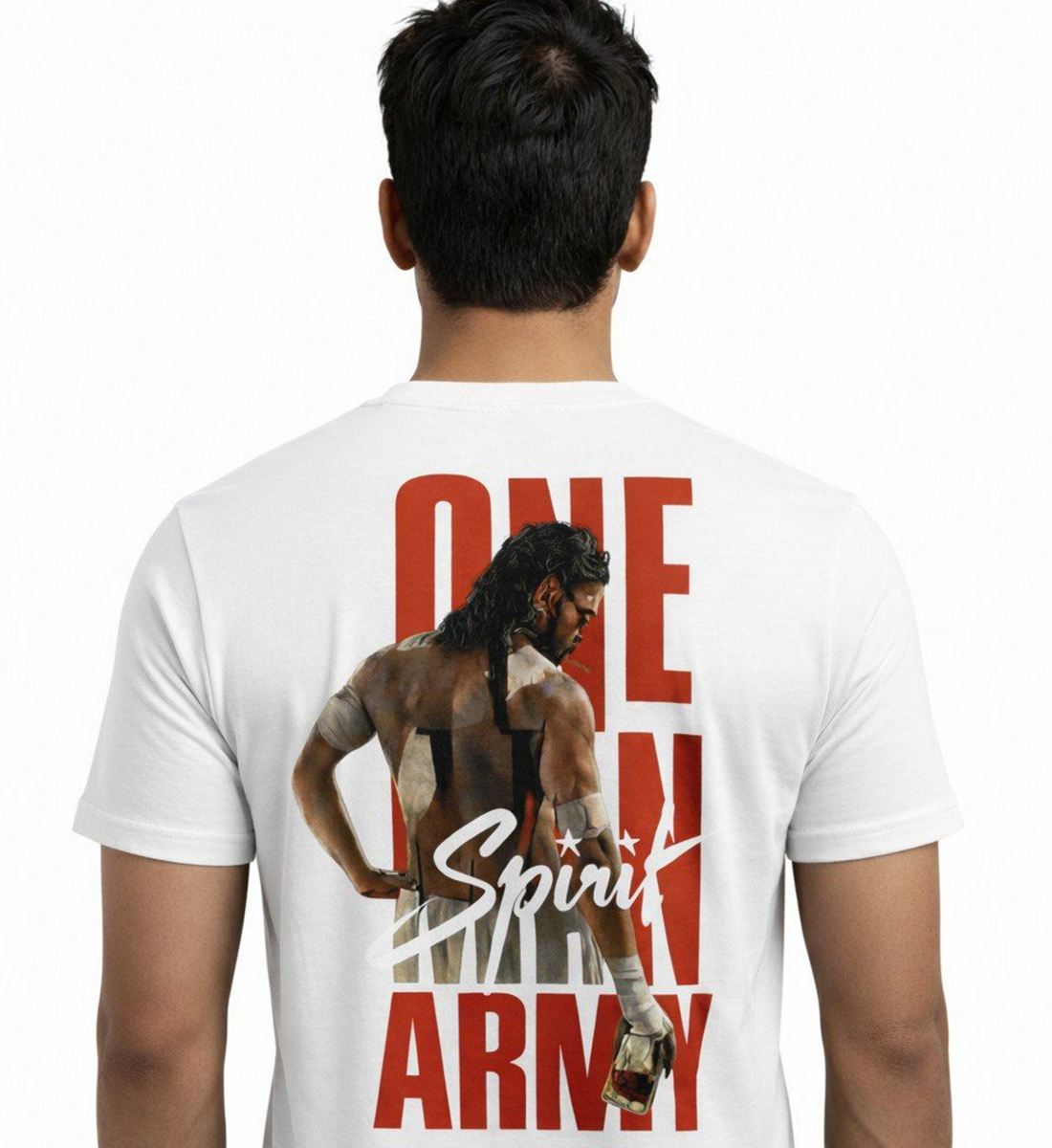 Spirit – One Man Army Regular White | Premium Cotton Streetwear