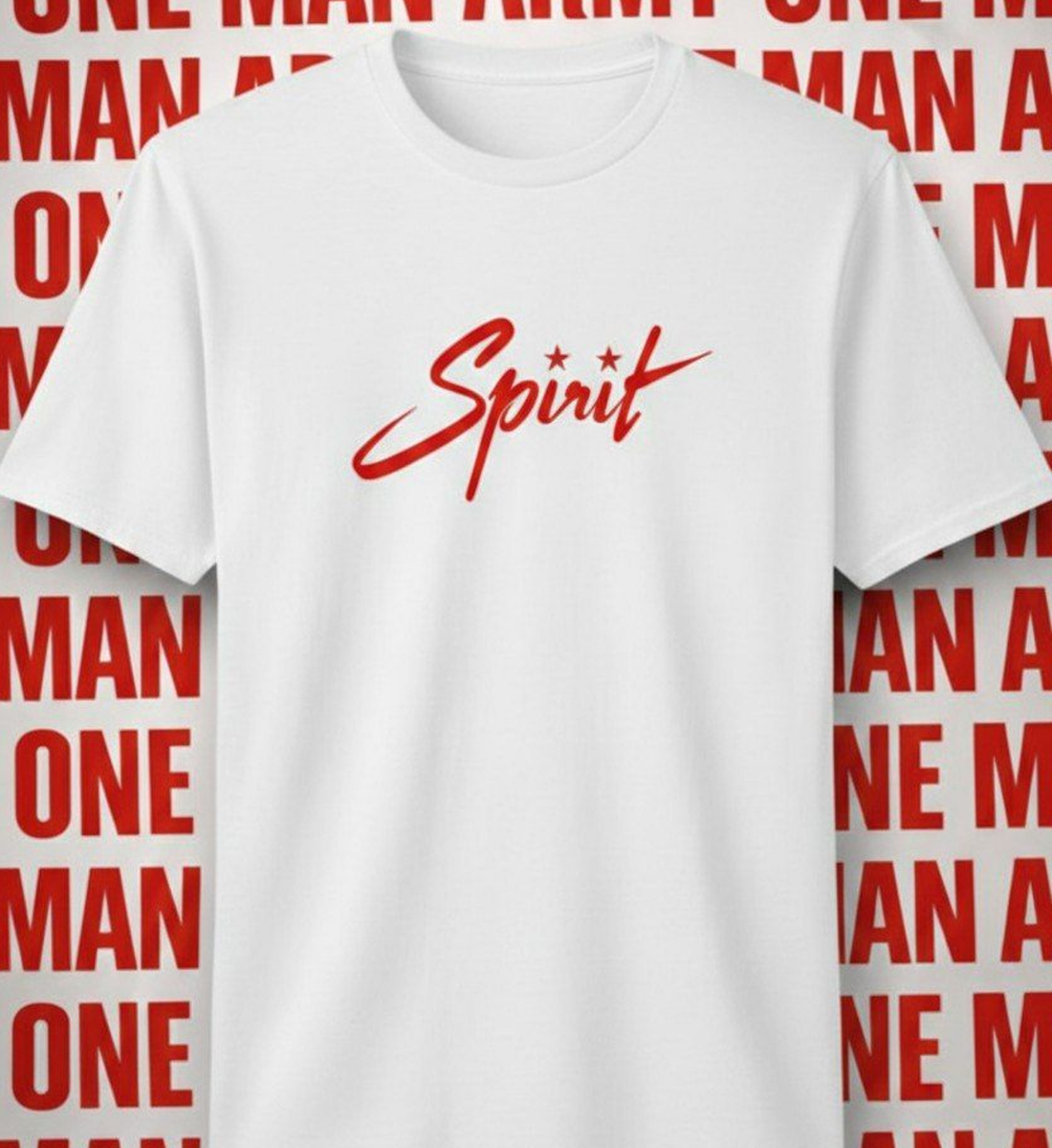 Spirit – One Man Army Regular White | Premium Cotton Streetwear