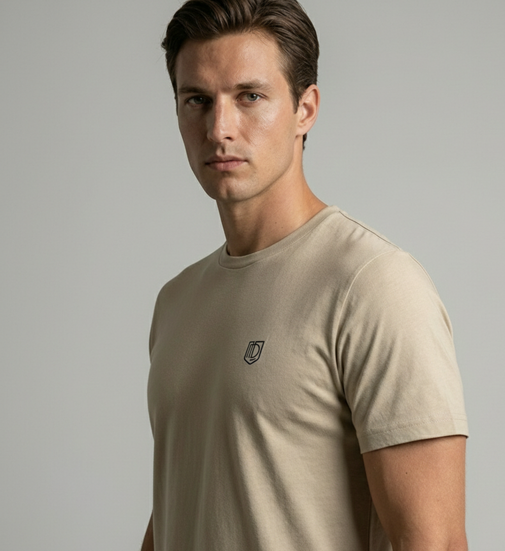 Beige T-Shirt Regular fit