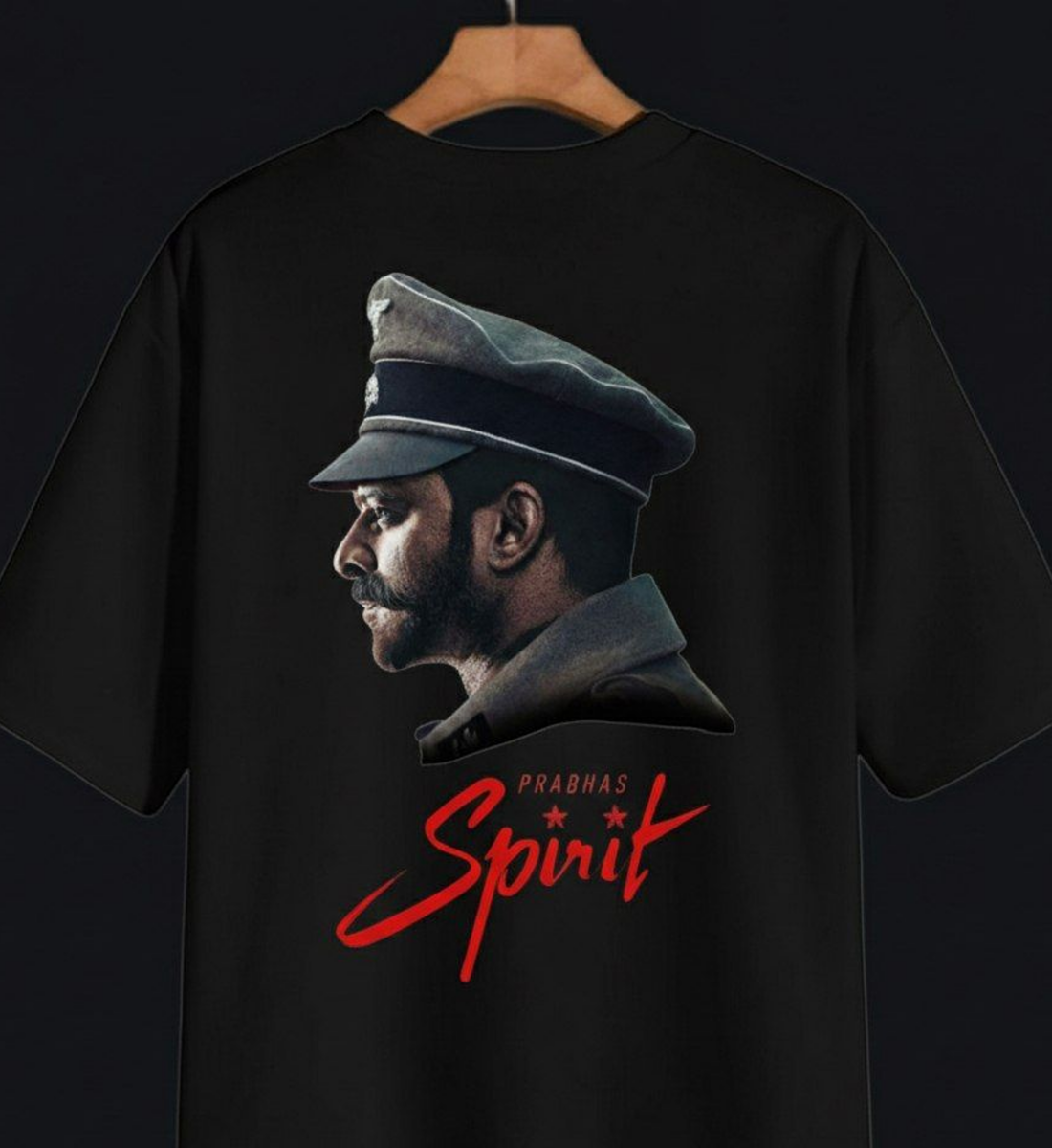 SPIRIT – The Rebel | Black Regular T-Shirt