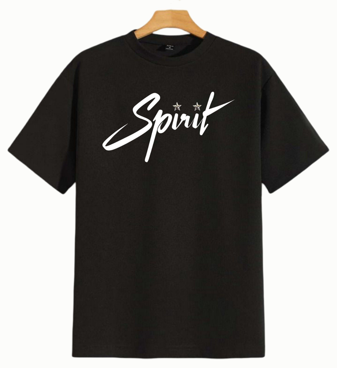SPIRIT – The Rebel | Black Regular T-Shirt