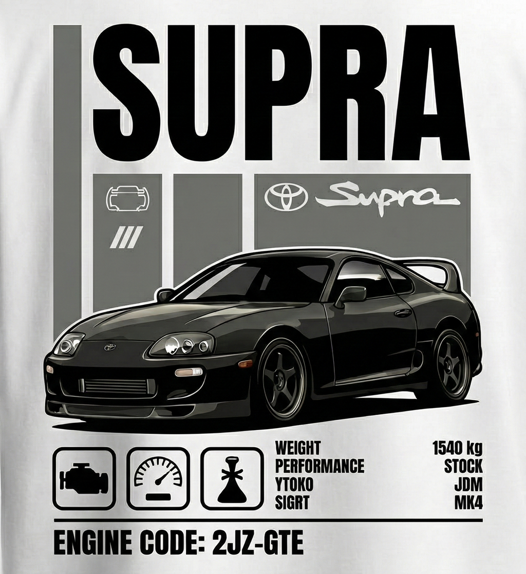 Built | Not Bought – Supra Edition Oversized T-Shirt