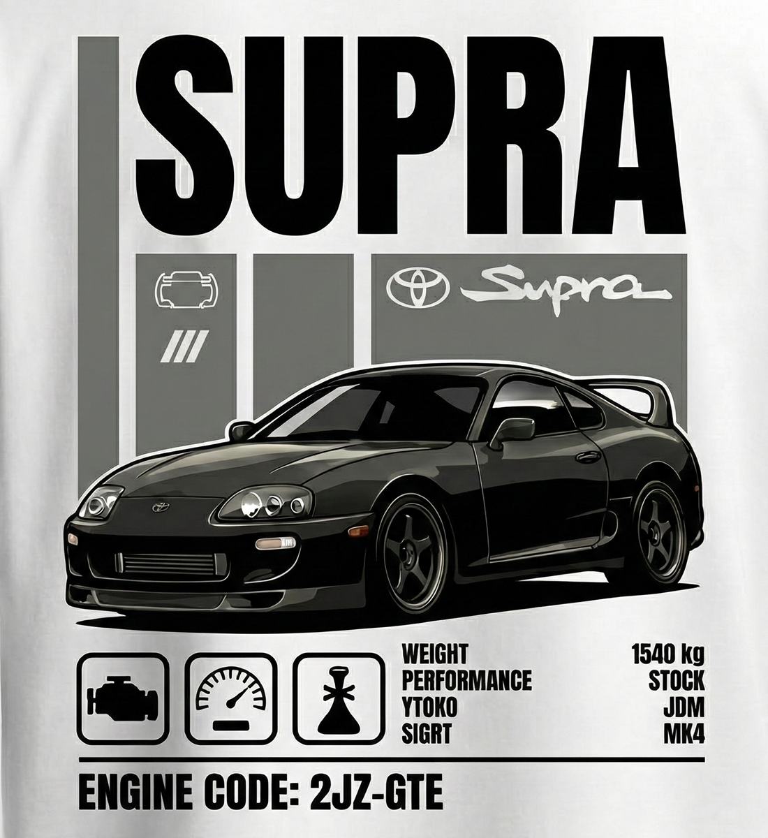 Built | Not Bought – Supra Edition Oversized T-Shirt