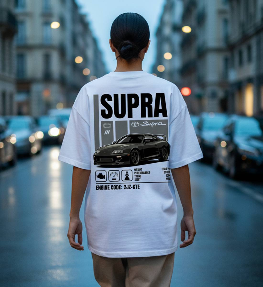 Built | Not Bought – Supra Edition Oversized T-Shirt ( Unisex )
