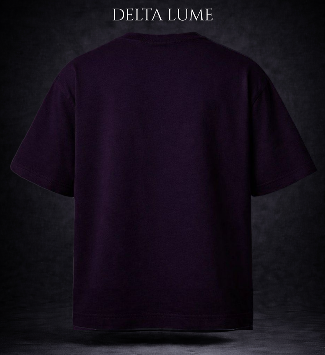Classic Deep Plum plain Oversized T-Shirt | 100% Premium Cotton