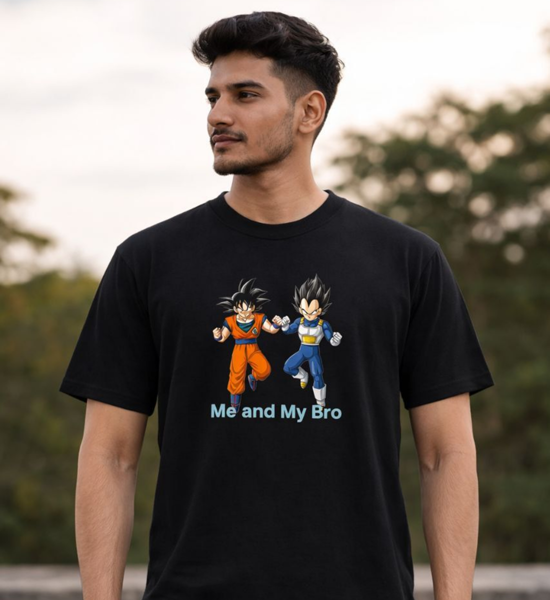 Saiyan Brotherhood – Regular Fit Graphic T-Shirt