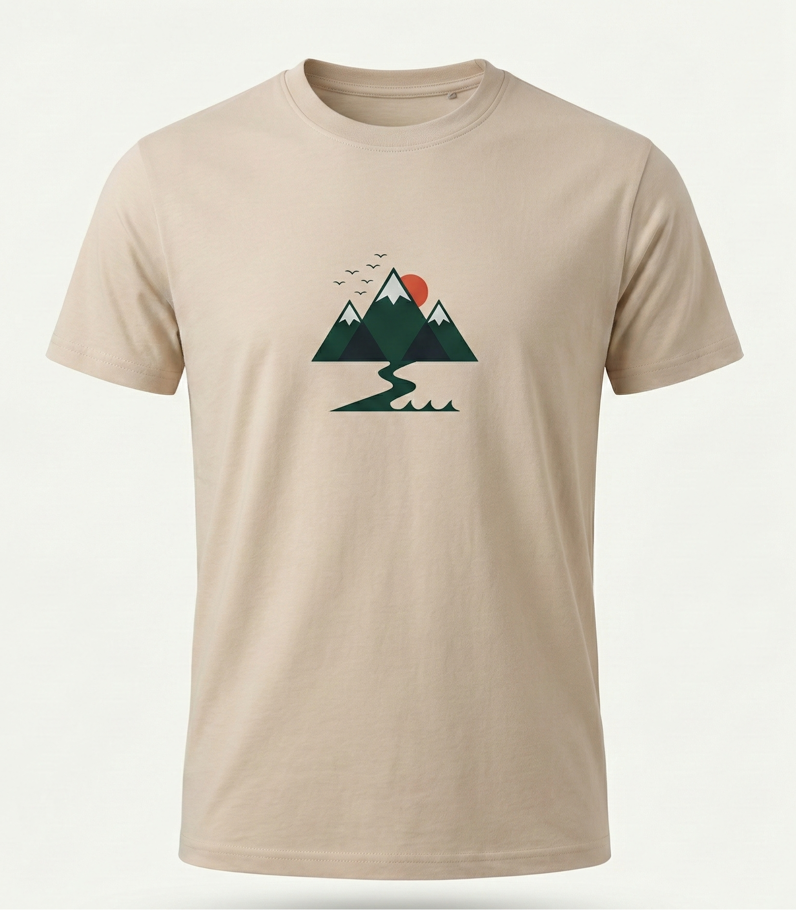Quiet Horizon – Mountain Regular Fit T-Shirt