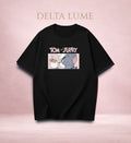 Tom & Jerry Graphic Cotton Oversized ( Unisex ) T-Shirt