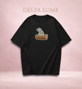 Cute Bunny Graphic T-Shirt | Premium Cotton Oversized ( Unisex ) T-Shirt
