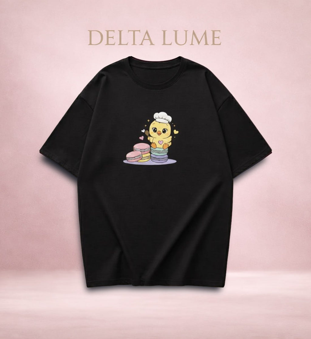 Chick Graphic T-Shirt | Premium Cotton Oversized ( Unisex ) T-Shirt