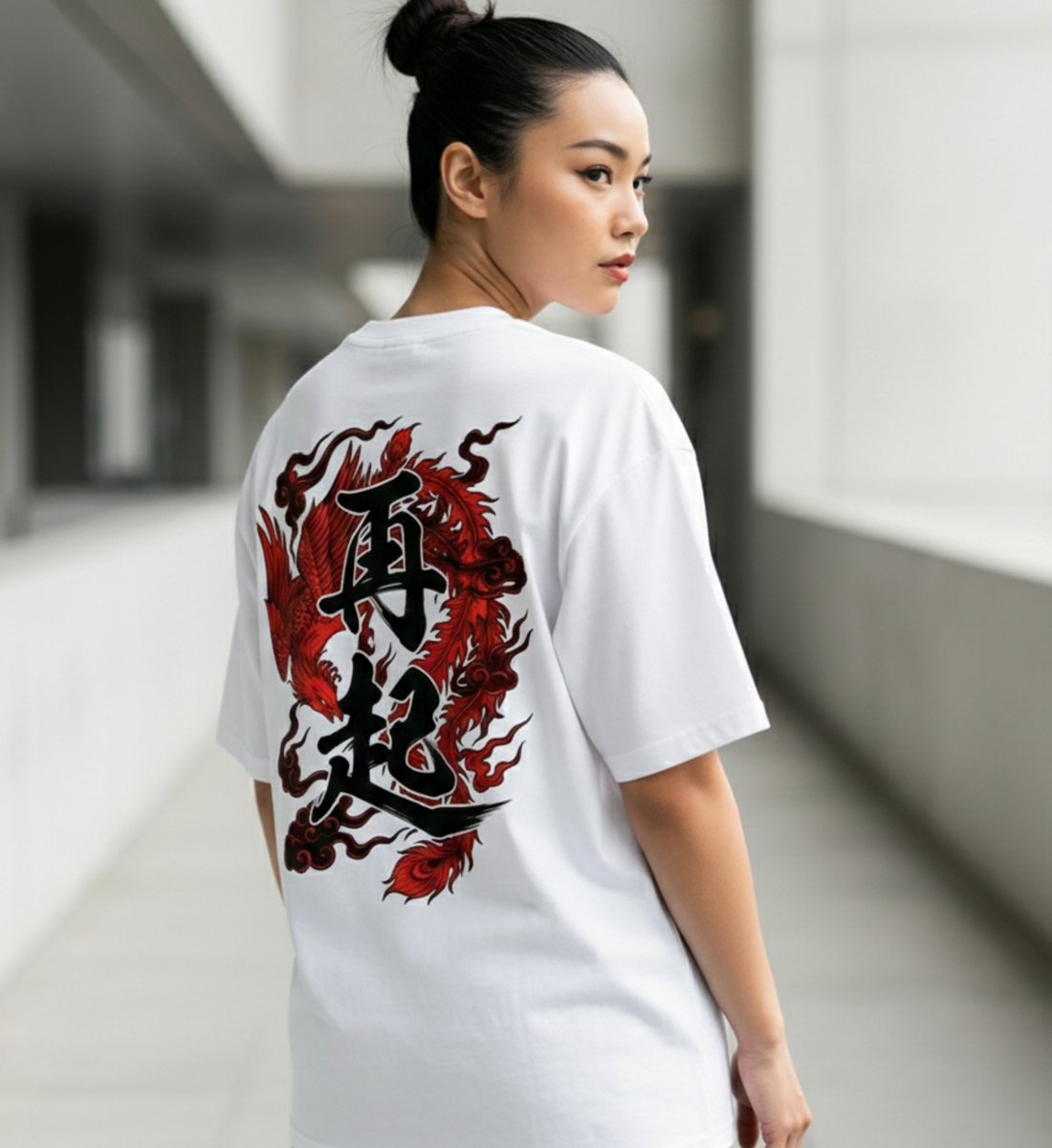 Eternal Rise – Phoenix Oversized T-Shirt ( Unisex )