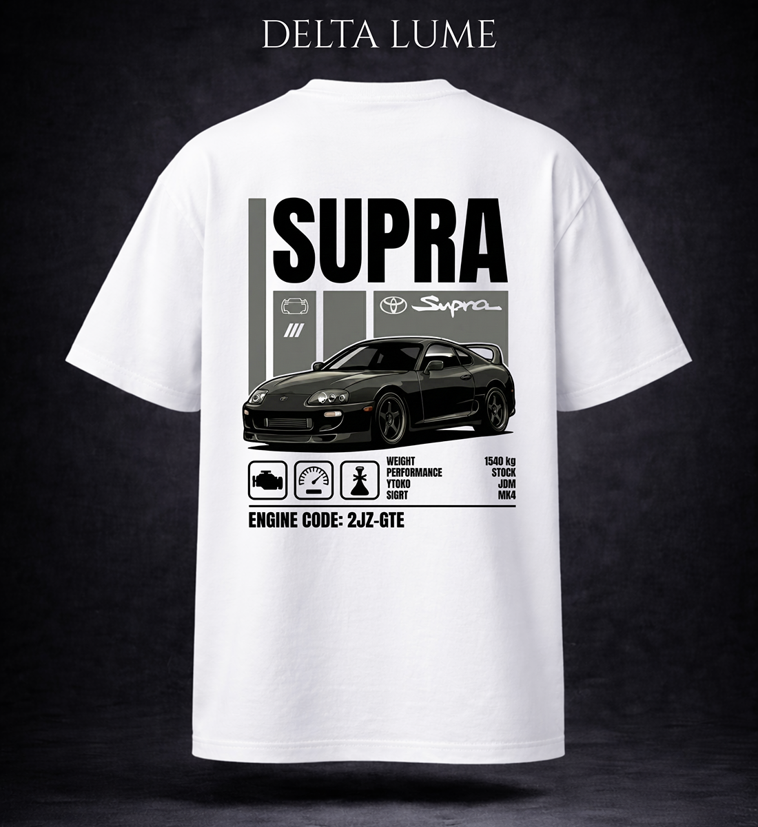 Built | Not Bought – Supra Edition Oversized T-Shirt ( Unisex )