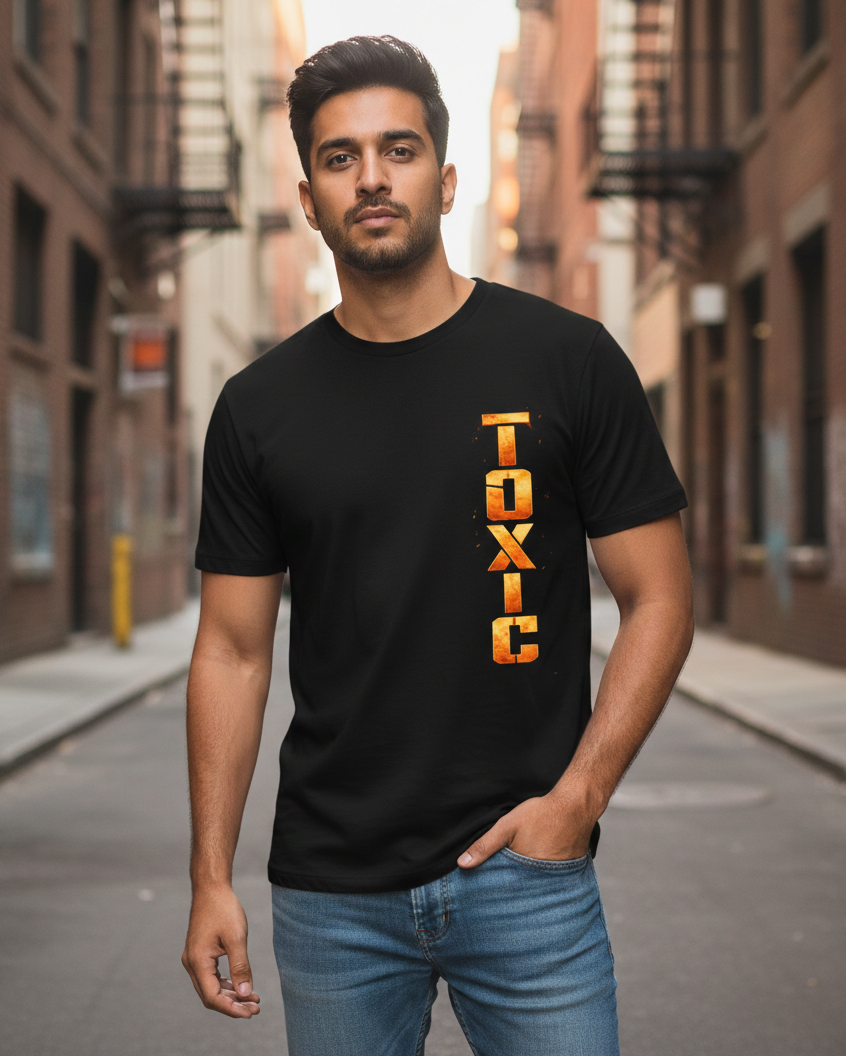 Toxic Graphic Regular T-Shirt – 100% Premium Cotton